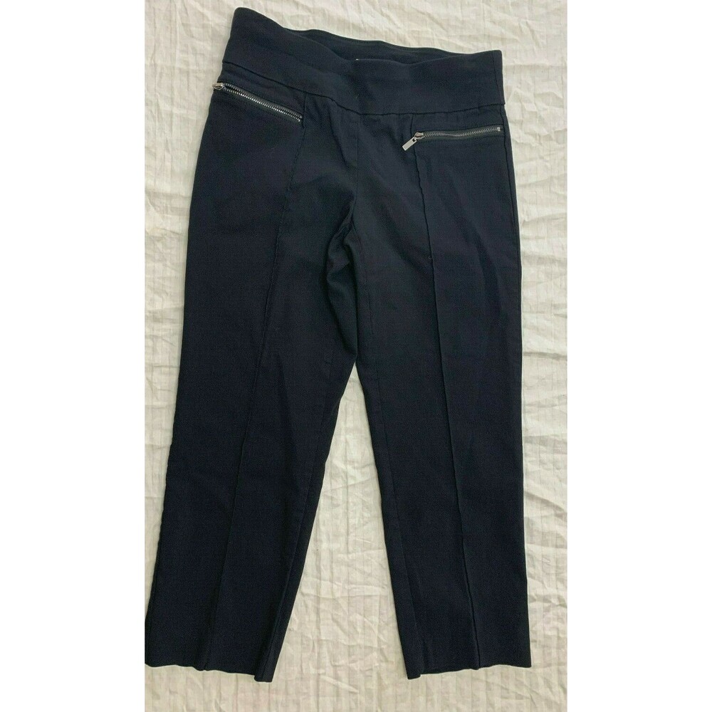 STYLE CO WOMENS PULL ON CAPRIS PANTS WAIST 29 IN,